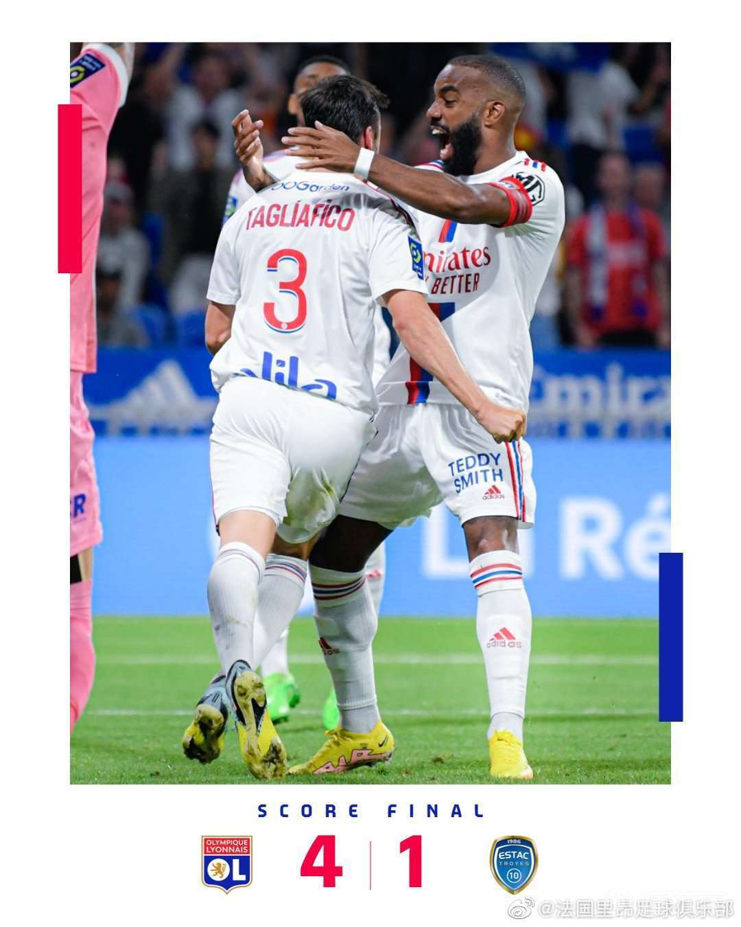 包含里昂主场大胜特鲁瓦,一口气冲向前排的词条 包含里昂主场大胜特鲁瓦,一口气冲向前排的词条